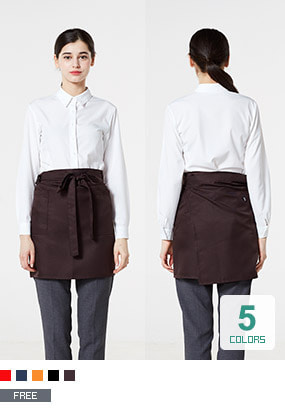 A-201~209 허리형 숏 엉덩이덮개 앞치마